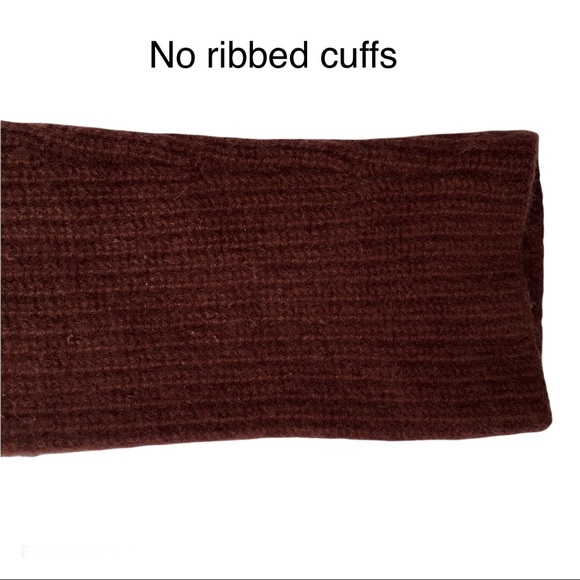 Vince 100% cashmere crew neck sweater in chocolate brown size small - Picture 4 of 13